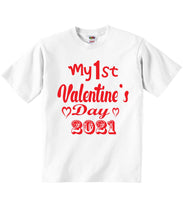 My 1st Valentine's Day 2021 - Baby T-shirts