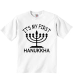 It's My First Hanukkha - Baby T-shirts
