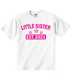 Little Sister EST. 2021 - Baby T-shirts