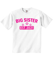 Big Sister EST. 2021 - Baby T-shirts