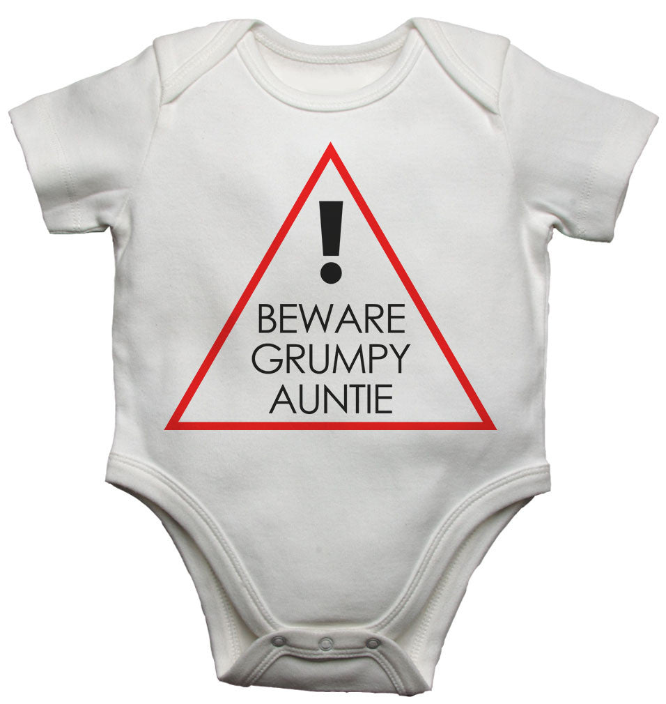 Beware Grumpy Auntie - Baby Vests Bodysuits