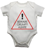 Beware Grumpy Auntie - Baby Vests Bodysuits