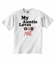 My Auntie Loves Me not Golf - Baby T-shirts